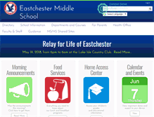 Tablet Screenshot of ems.eastchesterschools.org